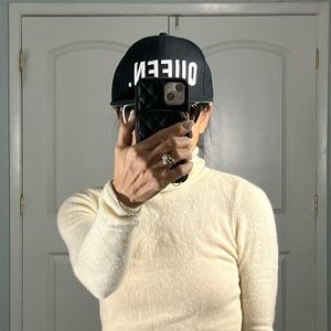 ASVP QUEEN graphic baseball cap hat